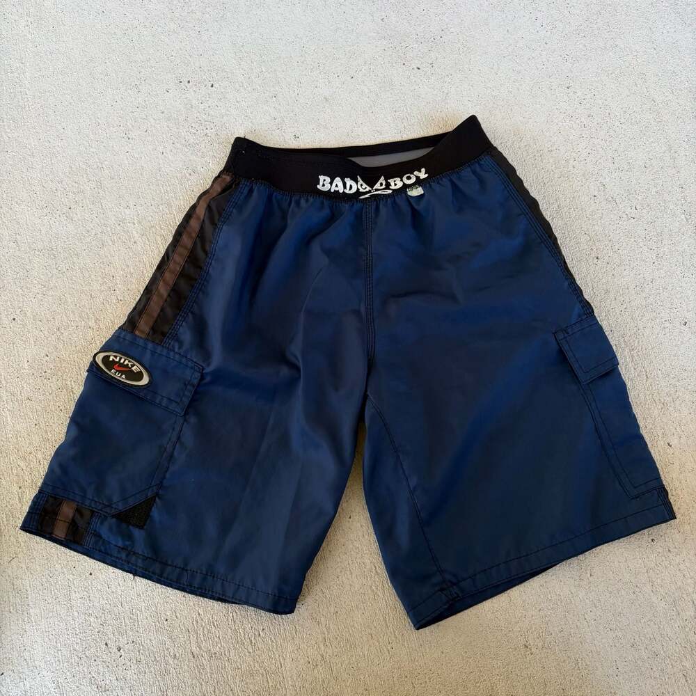 Vintage 90s Bad Boy & Nike E.U.A. Blue Board Shorts Size XL